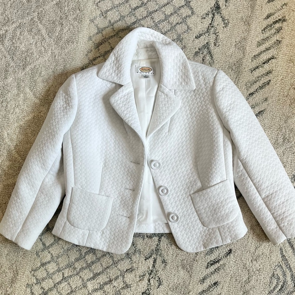 White Talbots Women’s Blazer Jacket - Size 2